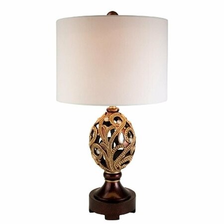 CLING 30.25 in. Moselle Brown Table Lamp - Brown - 30.25 in. CL3125265